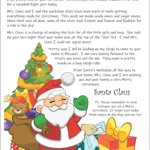 Santa Letter A