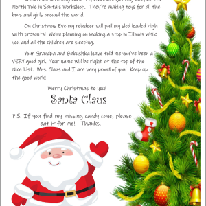 Santa Letter B