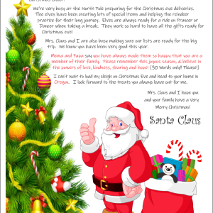 Santa Letter C