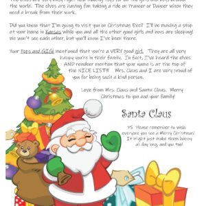 Santa Letter A